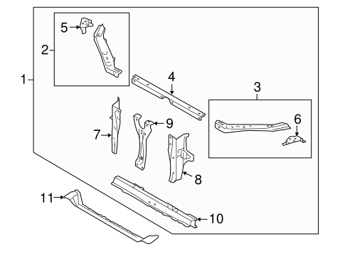 Radiator Support for 2015 Subaru WRX STI #0