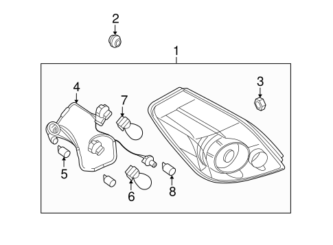 Electrical/Combination Lamps for 2013 Nissan Altima #2