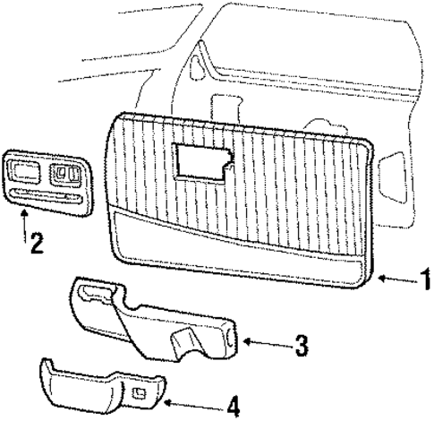 Bonneville FRONT DOOR TRIM