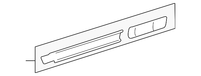 15901813 Деталь INNER ROCKER, LEFT