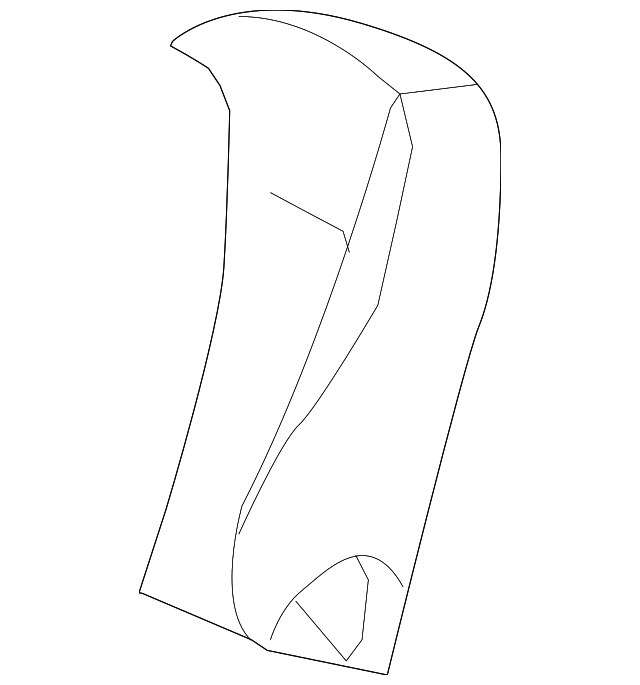 C2S20617 Деталь SEAT BACK PAD, RIGHT