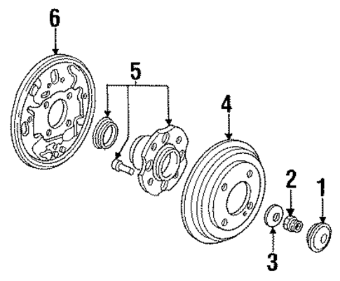Washer, Rear Hub Washer, Rear Hub