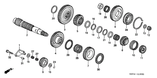 Washer B, Reverse Idle Gear (Torrington) Washer B, Reverse Idle Gear (Torrington)