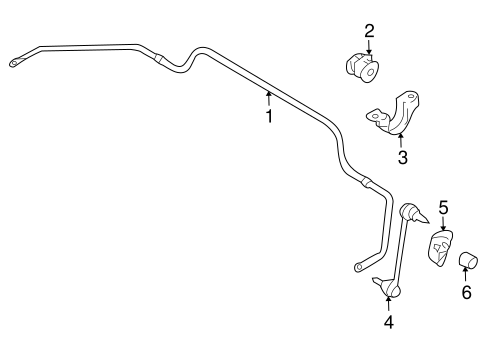 Rear Suspension/Stabilizer Bar & Components for 2015 Nissan GT-R #1