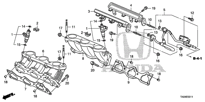 Engine/Fuel Injector (V6) for 2009 Honda ACCORD SEDAN #1
