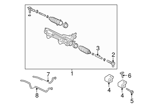 Navigator STEERING GEAR & LINKAGE 2