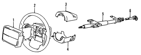 Metro STEERING COLUMN