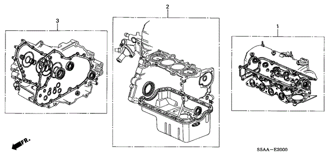 Engine/Gasket Kit for 2004 Honda CIVIC SEDAN #1