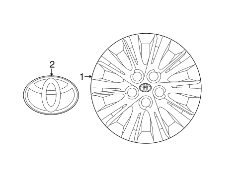 FRONT SUSPENSION/COVERS & TRIM for 2012 Toyota Camry #1