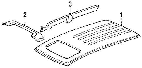 OEM Honda 64610-SX0-300ZZ - Side Rail OEM Honda 64610-SX0-300ZZ - Side Rail