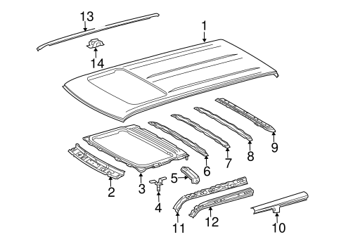 BODY/ROOF & COMPONENTS for 2010 Scion xB #1