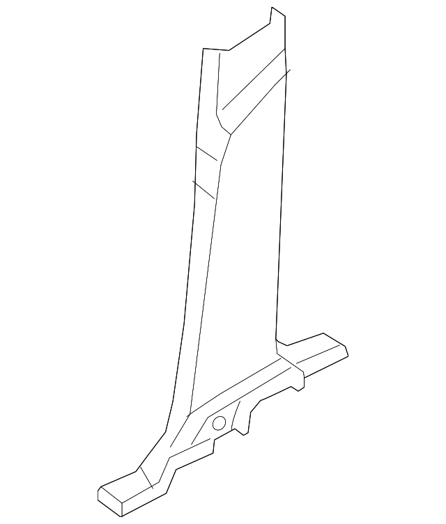 DT1Z-6124346-AC Деталь LWR CTR PLR TRIM, RIGHT