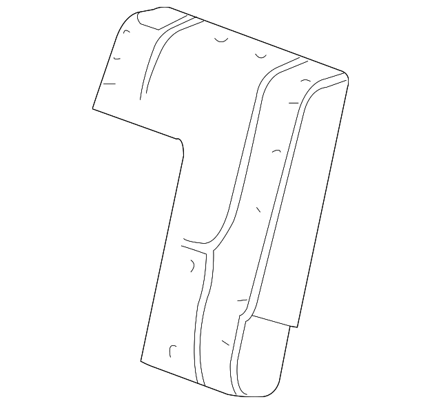 19151583 SEAT BACK PAD, RIGHT