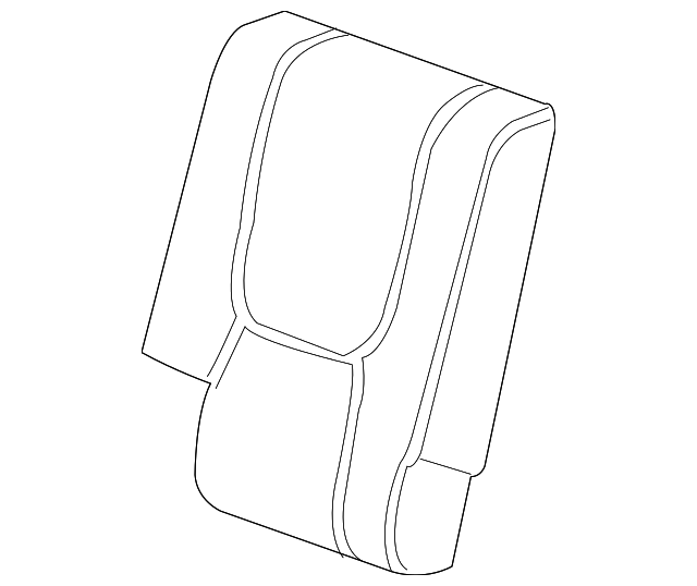 19179331 SEAT BACK COVER, RIGHT
