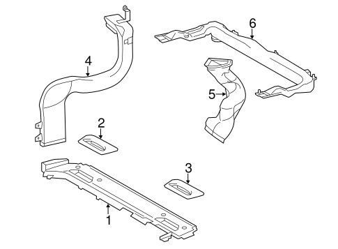 BODY/DUCTS for 2014 Toyota Sienna #2