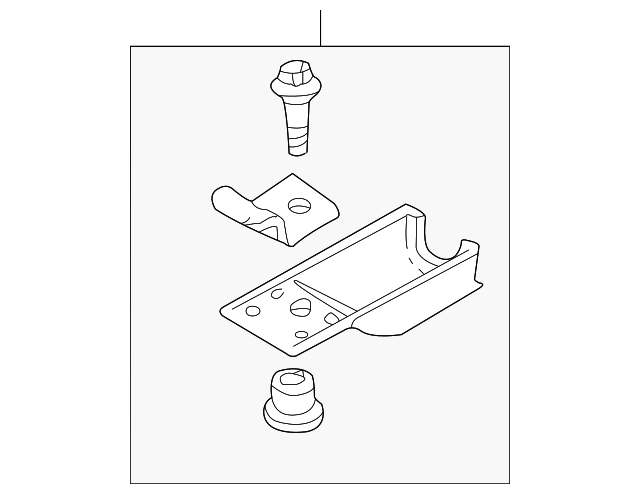 30884552 Деталь SEAT BELT ANCHOR
