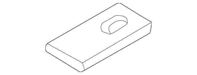 30855886 Деталь OUTER BELT ASSY INSULATOR, LEFT