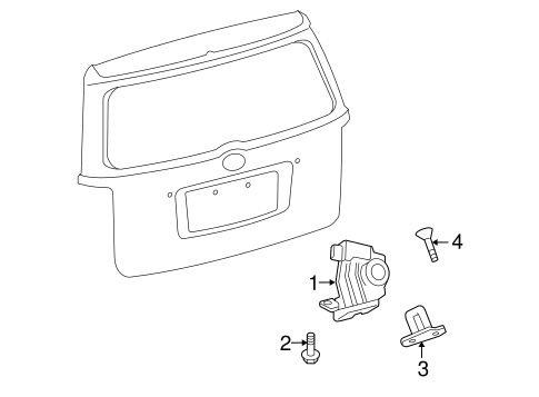 BODY/LOCK & HARDWARE for 2013 Scion xB #3