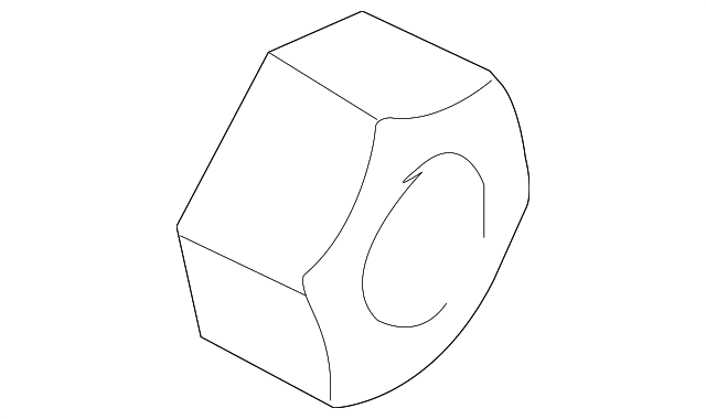 32008917 Деталь STABILIZER LINK NUT, LEFT