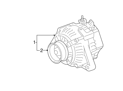 ELECTRICAL/ALTERNATOR for 2008 Toyota Camry #1