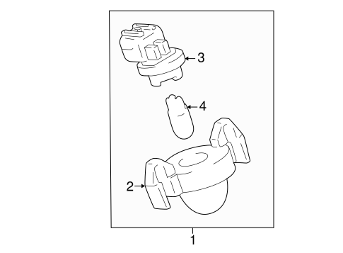 ELECTRICAL/LICENSE LAMPS for 1998 Toyota Tacoma #1