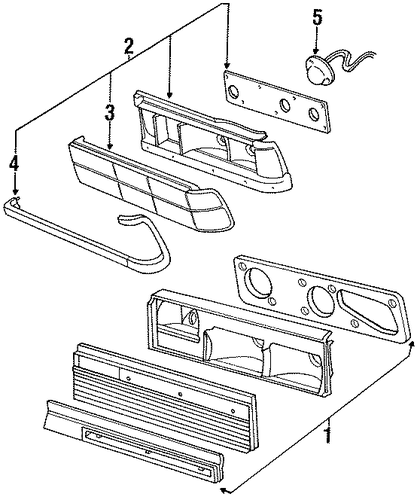 LeBaron COMBINATION LAMPS 2