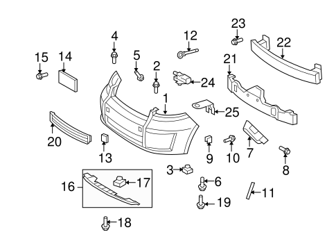 BODY/BUMPER & COMPONENTS - FRONT for 2008 Scion xB #1