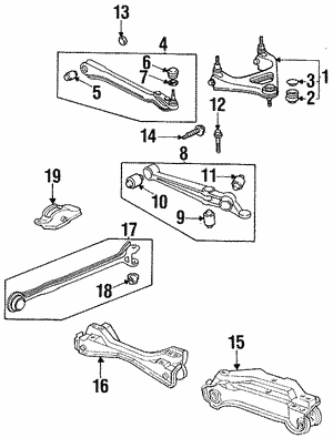 Beam, Rear Suspension Cross Beam, Rear Suspension Cross