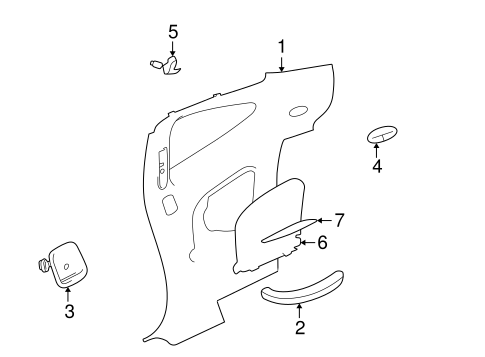 XKR INTERIOR TRIM - QUARTER PANELS 2