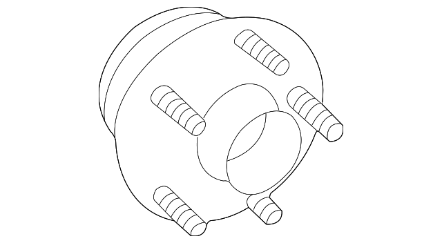 4R3Z-1104-AB Деталь HUB ASSY, LEFT