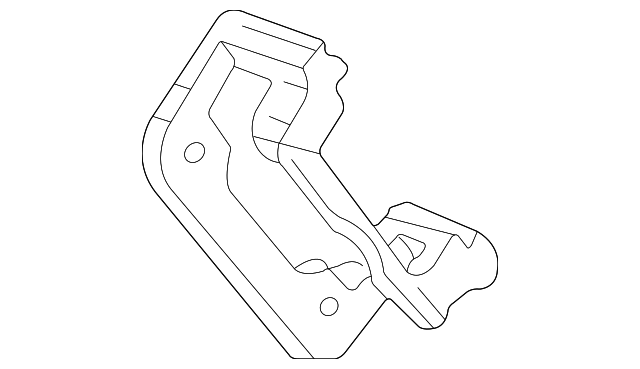 6R3Z2B134B Деталь CALIPER MOUNT, RIGHT