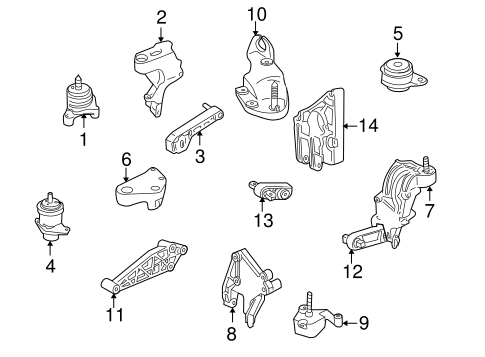 9-5 ENGINE & TRANS MOUNTING