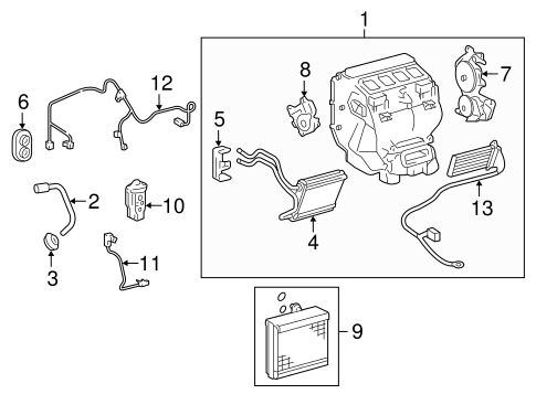 HVAC/SWITCHES & SENSORS for 2015 Toyota Camry #1