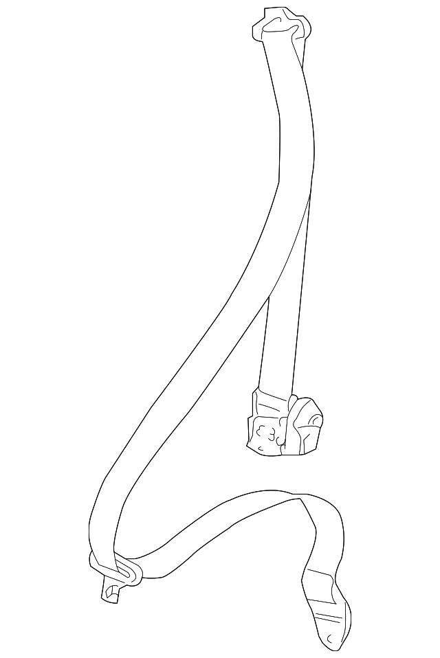 996-803-034-09 Деталь BELT & RETRACTOR, RIGHT