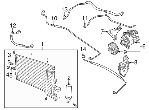 9-5 CONDENSER, COMPRESSOR & LINES