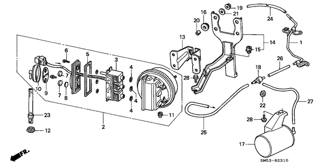 CHASSIS/CRUISE CONTROL for 1992 Honda ACCORD 5-DOOR #1
