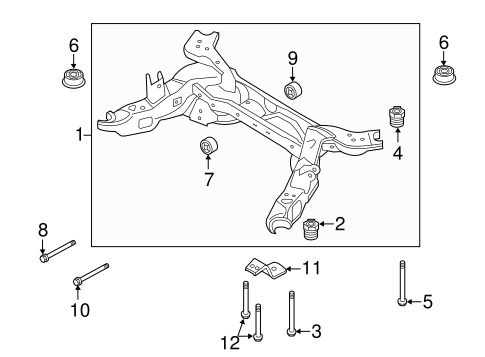 Rear Suspension/Suspension Mounting for 2015 Ford Explorer #1