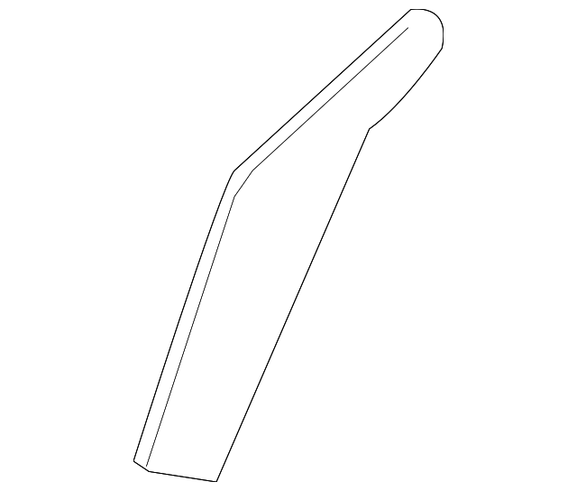92075694 Деталь GUIDE CHANNEL CAP, RIGHT