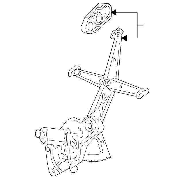 92178259 Деталь REGULATOR, RIGHT