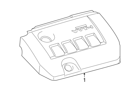 ENGINE/ENGINE APPEARANCE COVER for 2009 Toyota Matrix #1