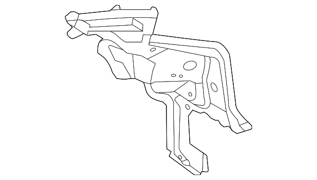 CP9Z-58279D46-A Деталь TROUGH, RIGHT