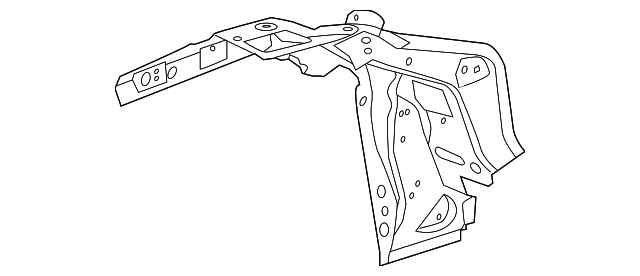 CP9Z-5841038-A Деталь REAR EXTN, RIGHT