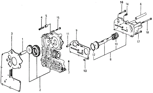 TRANSMISSION - HONDAMATIC/AT VALVE BODY for 1978 Honda ACCORD HATCHBACK #1