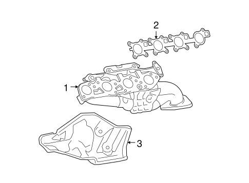 EXHAUST SYSTEM/EXHAUST MANIFOLD for 2011 Toyota Tundra #1