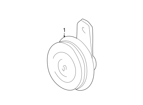 ELECTRICAL/HORN for 2008 Scion tC #1