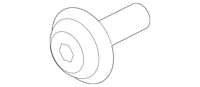 31389907 UPR CTR PLR TRIM CLIP, LEFT