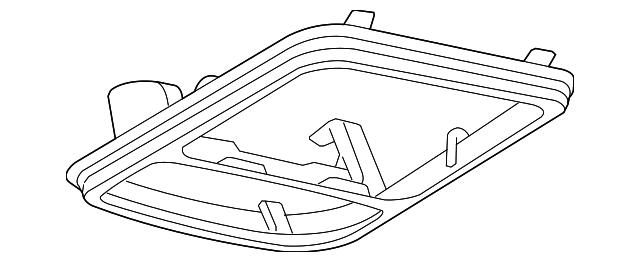 4S4Z61044G24AAB Деталь CONSOLE HOUSING