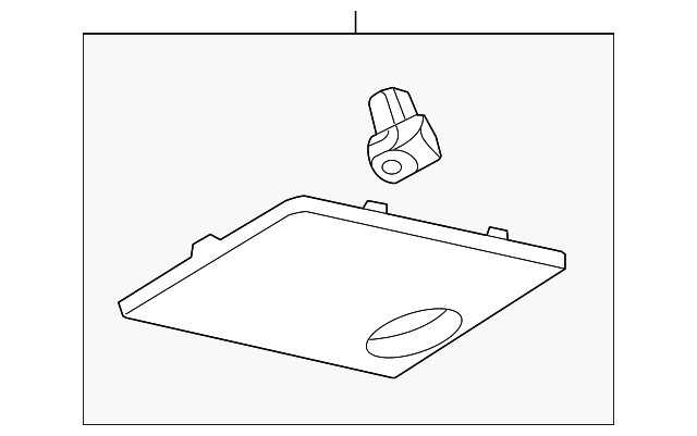 2M5Z58519A70AAA Деталь OVERHEAD CONSOLE