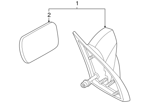 Aztek OUTSIDE MIRRORS