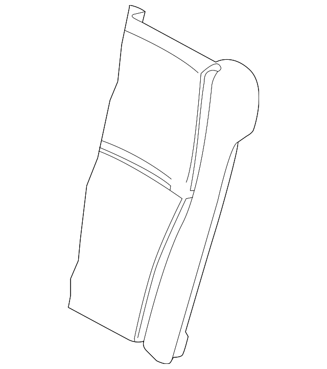 8626708 Деталь SEAT BACK PAD, LEFT